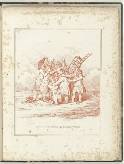 Komitee der Allianz, 1795 von James Gillray (possibly)