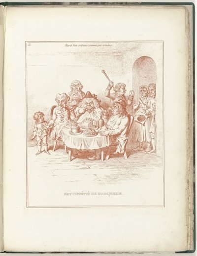 Komitee für Notleidende, 1795 von James Gillray (possibly)