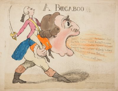 Ein Schreckgespenst!!! 1792 von James Gillray