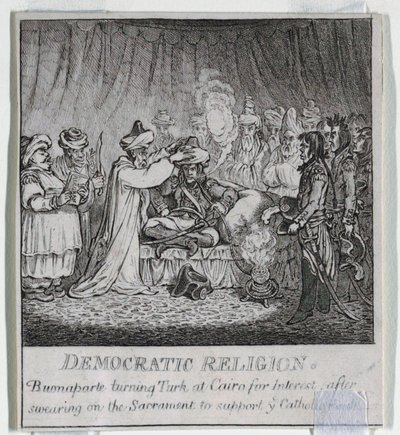 "Demokratie, oder eine Skizze o von James Gillray