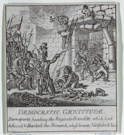 Demokratie, oder eine Skizze von James Gillray
