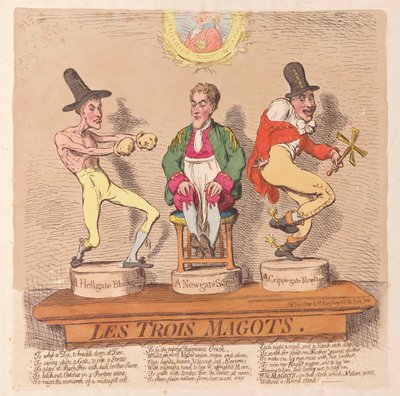 Les Trois Magots von James Gillray