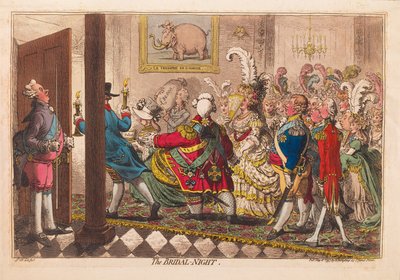 Die Hochzeitsnacht, veröffentlicht 1797 von James Gillray