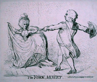 Der York Minuet von James Gillray