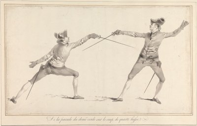 Von der Parade des Halbkreises beim Quart-Basse-Schlag von James Gwin