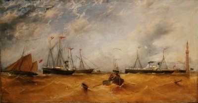 Schiffe im Norden des Hafens von Grimsby von James H. Wheldon