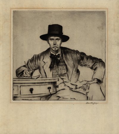 Porträt des Graveurs J. Hamilton Hay, 1915 von James Hamilton Hay
