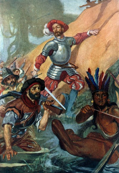 Er kämpfte mutig in der vordersten Reihe von James Henry Robinson