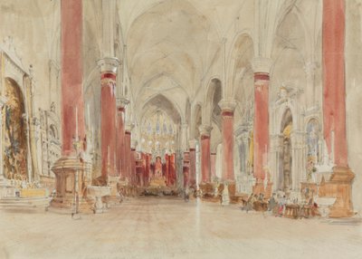 Innenraum der Kirche San Giovanni e Paolo, Venedig von James Holland