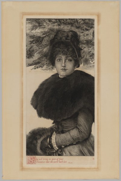 Ein Winterspaziergang von James Jacques Joseph Tissot
