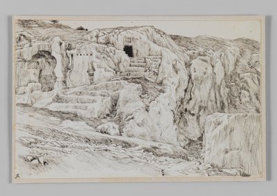 Antike Gräber, Tal von Hinnom, Illustration aus Das Leben unseres Herrn Jesus Christus von James Jacques Joseph Tissot