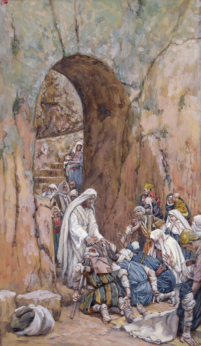 Er tat keine Wunder, außer dass er sie heilte von James Jacques Joseph Tissot