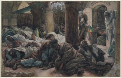Maria Magdalena läuft und erzählt den Jüngern, dass der Leib Christi nicht mehr im Grab ist, Illustration für Das Leben Christi, ca. 1886-94 von James Jacques Joseph Tissot
