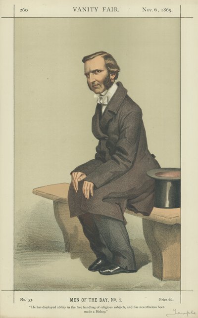Der ehrwürdige F. Temple, designierter Bischof von Exeter von James Jacques Joseph Tissot