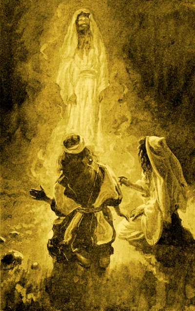 Saul und die Hexe von Endor von James Jacques Joseph after Tissot