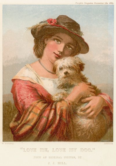 Liebe mich, liebe meinen Hund von James John Hill