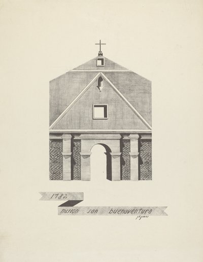 Mission San Buenaventura von James Jones