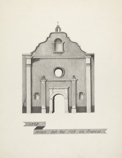 Mission San Luis Rey de Francia von James Jones