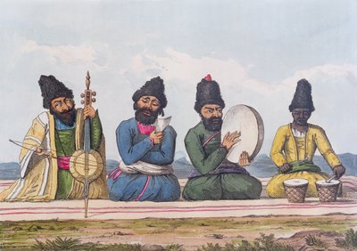 Persische Musiker aus 