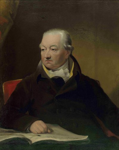 Porträt des Geigers und Komponisten Johann Peter Salomon 1745-1815, um 1815 von James Lonsdale