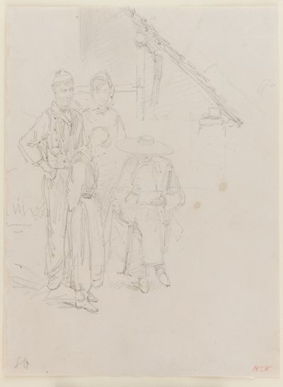 Ein Künstler beim Skizzieren von James Abbott McNeill Whistler