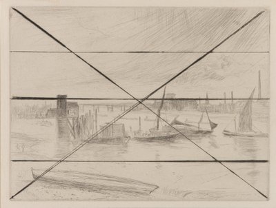 Battersea Morgendämmerung (Cadogan Pier) von James Abbott McNeill Whistler