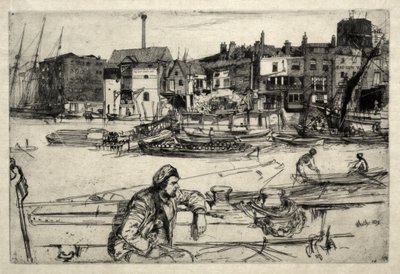 Black Lion Wharf von James McNeill Whistler