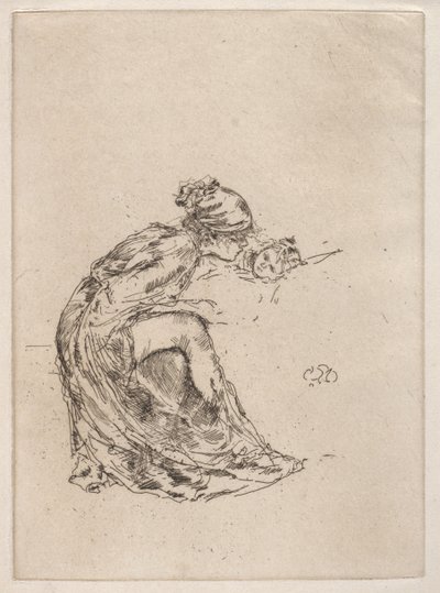 Kamee, Nr. 1 (Mutter und Kind) von James McNeill Whistler