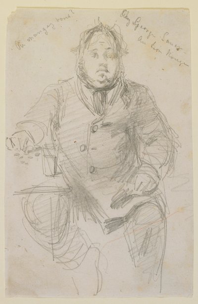 Bei George Sauer im Roten Löwen von James Abbott McNeill Whistler