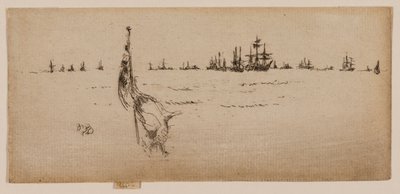 Die Flagge senken von James McNeill Whistler