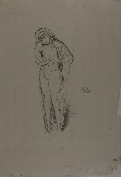 Gekleidete stehende Figur von James Abbott McNeill Whistler