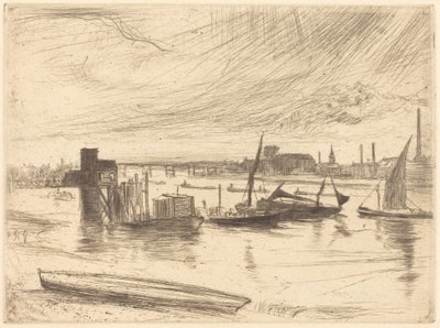 Früher Morgen, Battersea von James McNeill Whistler