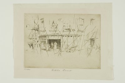 Kleiner Hof von James Abbott McNeill Whistler