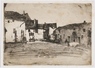 Liverdun. Eine der zwölf Radierungen aus der Natur von James Abbott McNeill Whistler