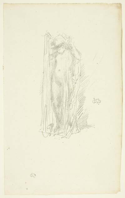 Modell drapiert von James Abbott McNeill Whistler