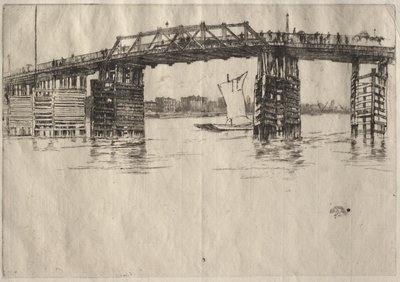 Alte Battersea-Brücke von James McNeill Whistler