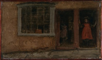 Rose und Rot: Der Friseursalon, Lyme Regis von James McNeill Whistler