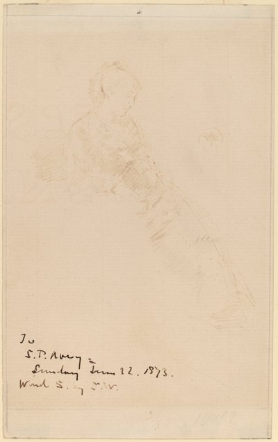 Skizze von Maud von James Abbott McNeill Whistler