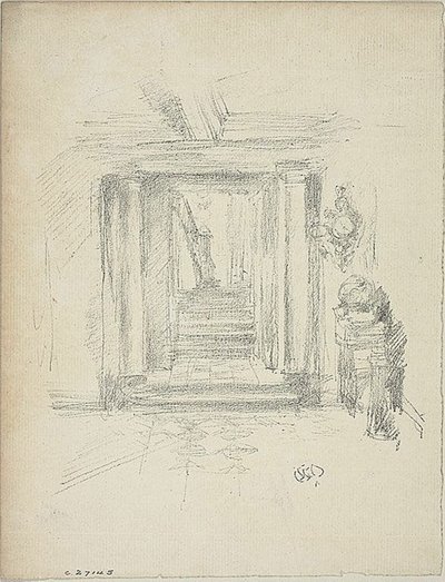Treppe von James Abbott McNeill Whistler