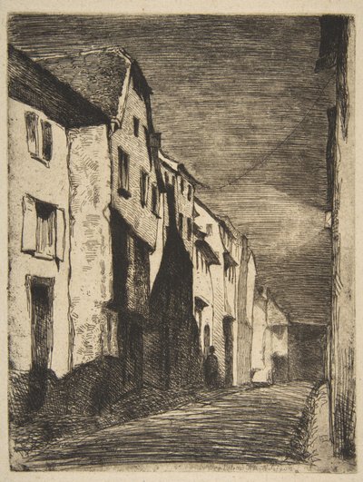 Straße in Saverne von James McNeill Whistler