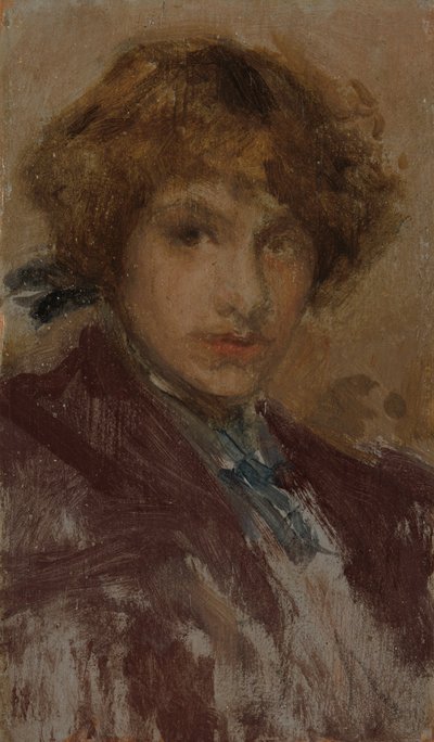 Studie eines Mädchens Kopf und Schultern von James McNeill Whistler