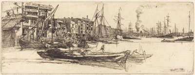 Thames Lagerhäuser von James McNeill Whistler