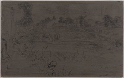 Die Landschaft mit dem Pferd von James Abbott McNeill Whistler