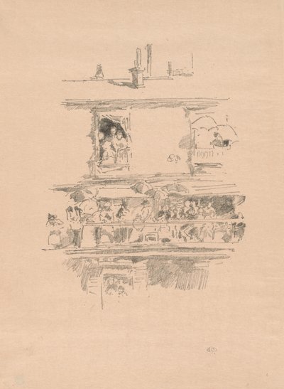 Der lange Balkon von James McNeill Whistler