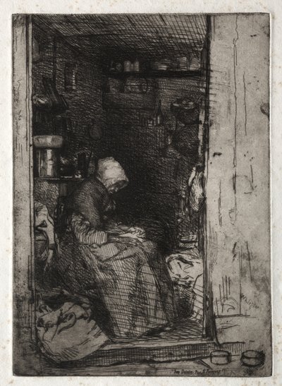 Zwölf Radierungen aus der Natur: La Veille aux Loques von James McNeill Whistler
