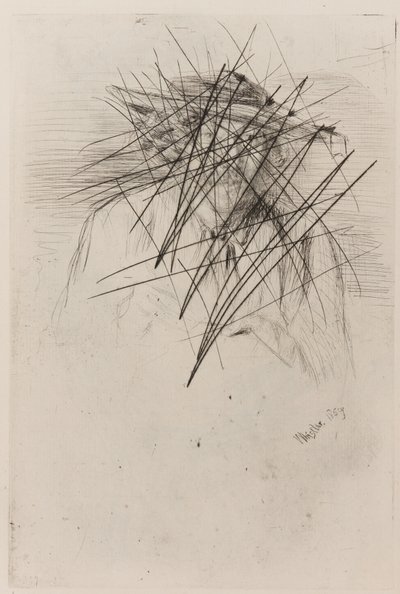Whistler mit Hut von James Abbott McNeill Whistler