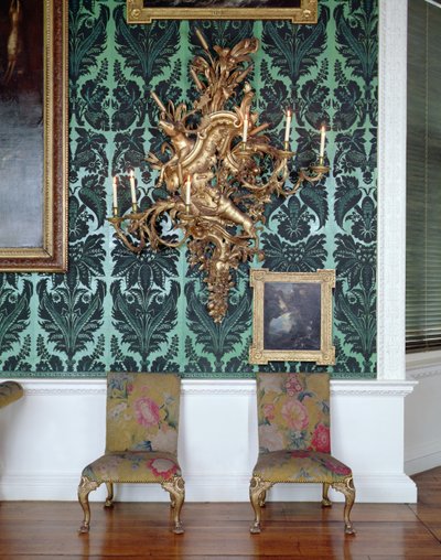 Stühle und Girandole aus der Galerie-Suite von James Pascall