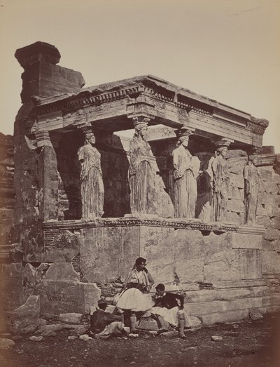 Karyatiden des Erechtheions von James Robertson