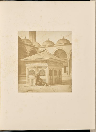 Brunnen im Hof der Sülemaniye-Moschee von James Robertson