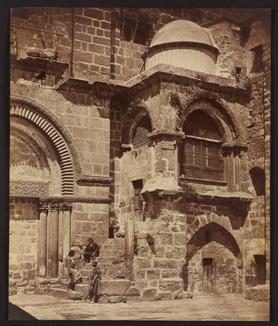 Vorhalle der Grabeskirche. Jerusalem [Jerusalem. Grabeskirche - Frankenkapelle] von James Robertson
